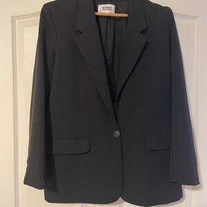 BB Dakota Single Button Black Blazer